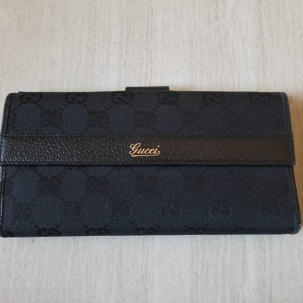 Authentic Gucci Wallet Black